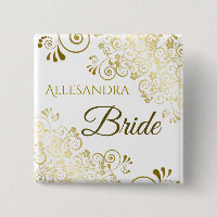 Élégant Mariage Gold Filigree