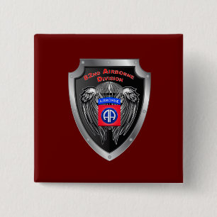 Badge Carré 5 Cm Élite 82e division aéroportée