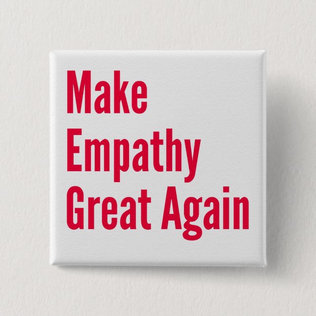 Badge Carré 5 Cm Empathie (Devant)