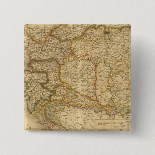 Badge Carré 5 Cm Empire Maps