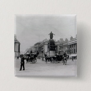 Badge Carré 5 Cm Endroit de Waterloo, Londres