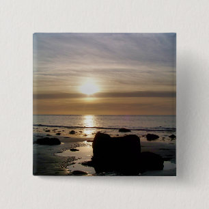 BADGE CARRÉ 5 CM ENSOLEIL