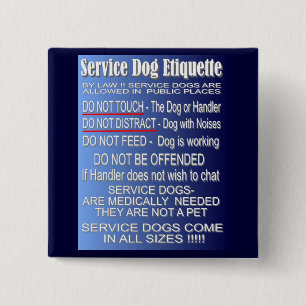 Badge Carré 5 Cm Entretenez l'étiquette de chien