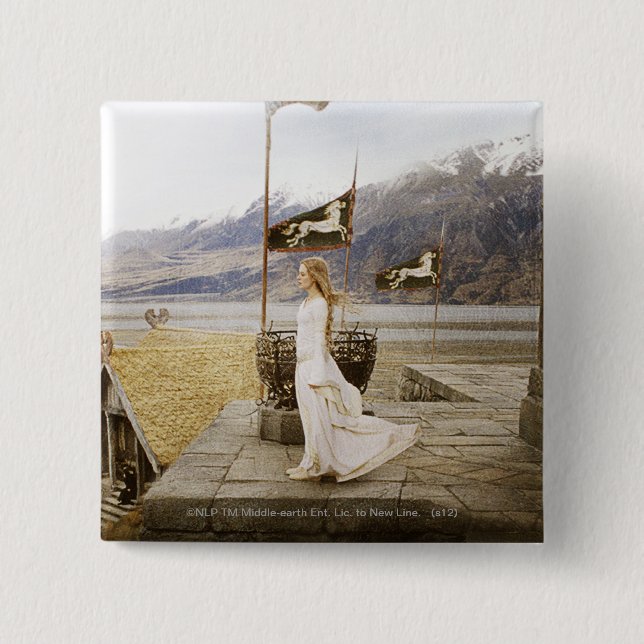 Badge Carré 5 Cm Eowyn on Castle (Devant)