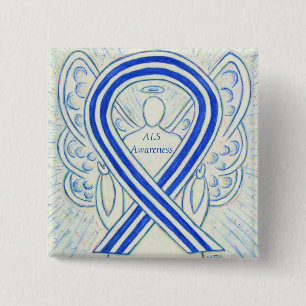 Badge Carré 5 Cm Épingle d'art personnalisé pour la sensibilisati