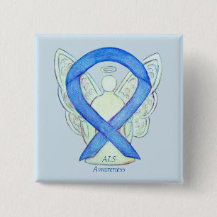 Badge Carré 5 Cm Épingle d'art personnalisé pour la sensibilisation