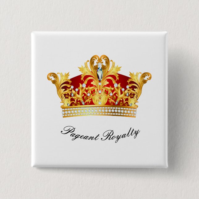 Badge Carré 5 Cm Épingle du bouton du concours (Devant)