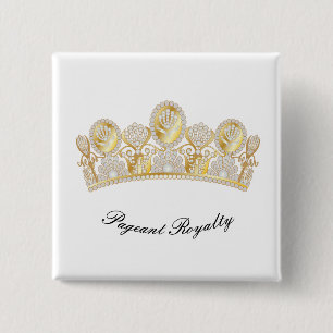 Badge Carré 5 Cm Épingle du bouton du concours