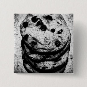 Badge Carré 5 Cm escalier de biscuits