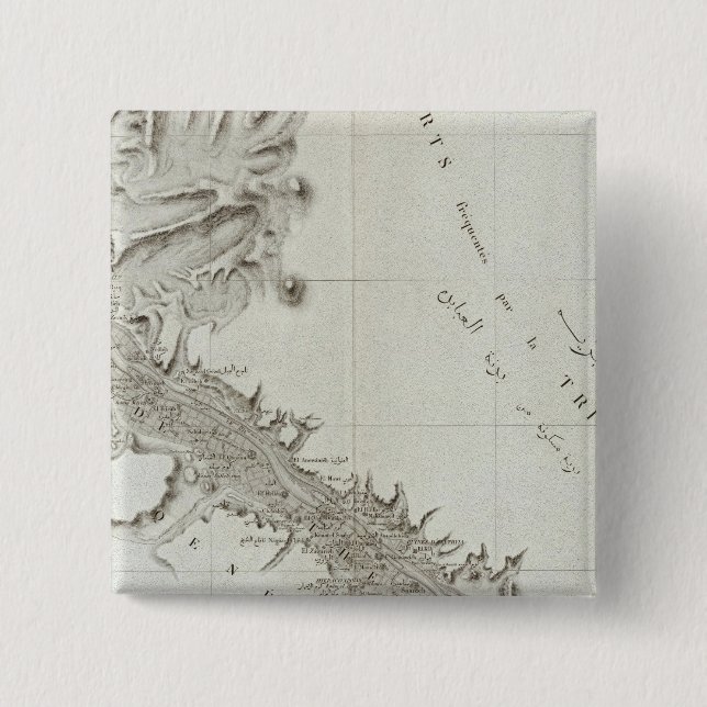 Badge Carré 5 Cm Esne, Égypte (Devant)