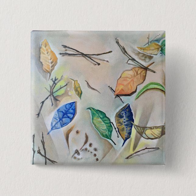 Badge Carré 5 Cm Étage Amazon (Devant)