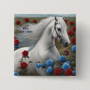 Badge Carré 5 Cm Étalon semi-quincentenaire
