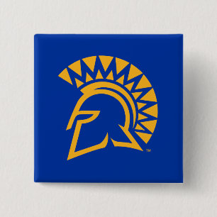 Badge Carré 5 Cm État Spartans de San Jose