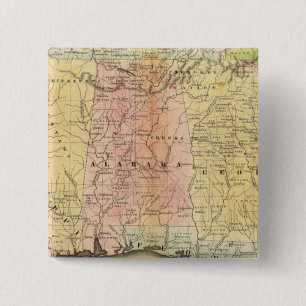 Badge Carré 5 Cm États du Sud