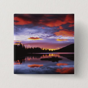 Badge Carré 5 Cm États-Unis, Washington, Parc national du mont Rain