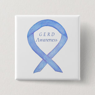 Badge Carré 5 Cm Étendue de sensibilisation GERD Énervent Ruban per