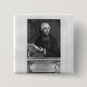 Badge Carré 5 Cm Etienne Bonnot de Condillac