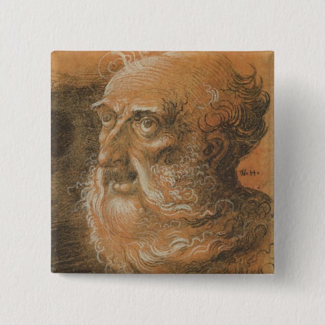 Badge Carré 5 Cm Étude principale, 1522 (Devant)