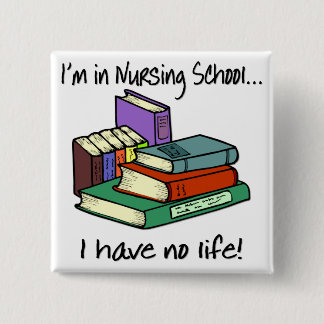Badge Carré 5 Cm Étudiant de soins