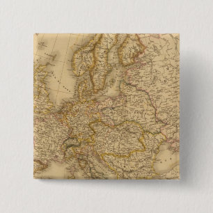 Badge Carré 5 Cm Europe en 1789