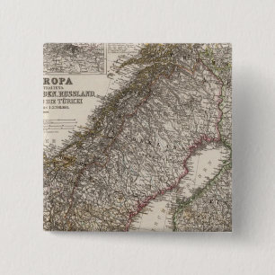 Badge Carré 5 Cm Europe orientale, Norvège