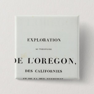 Badge Carré 5 Cm Exploration de l'Oregon 3