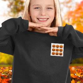 Badge Carré 5 Cm Expressif Jack-O'-Lanterns