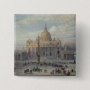 Badge Carré 5 Cm Extérieur de St Peter