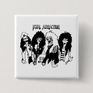 Badge Carré 5 Cm facartoon