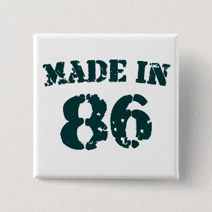 Badge Carré 5 Cm Fait En 1986
