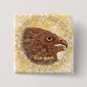 Badge Carré 5 Cm Falcon