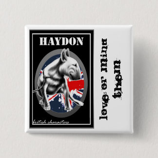 Badge Carré 5 Cm Famille Haydon