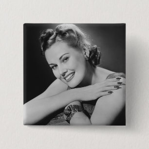 Badge Carré 5 Cm Femme fascinante