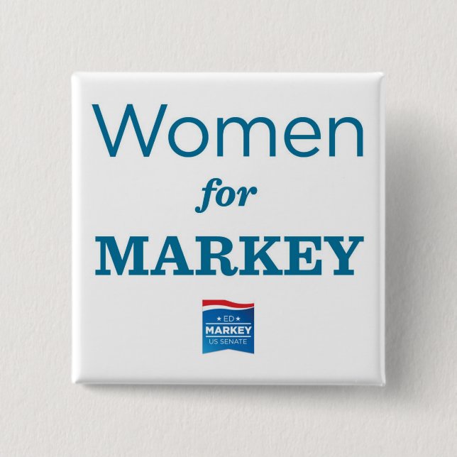 BADGE CARRÉ 5 CM FEMMES POUR MARKEY (Devant)
