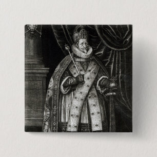 Badge Carré 5 Cm Ferdinand II 1622