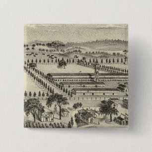 Badge Carré 5 Cm Ferme d'Ayrshire