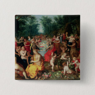 Badge Carré 5 Cm Festin des dieux