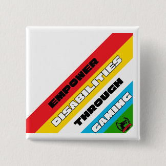Badge Carré 5 Cm Fierté d'invalidité