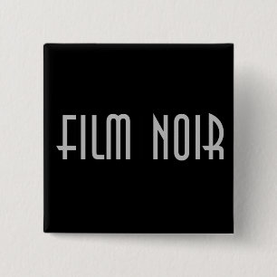 Badge Carré 5 Cm Film Noir