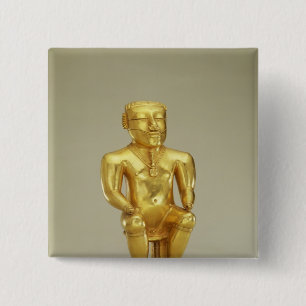 Badge Carré 5 Cm Flacon anthropomorphe de chaux