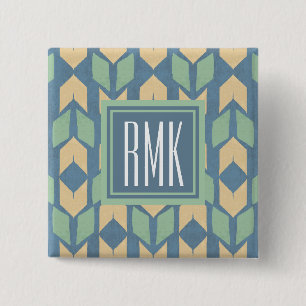 Badge Carré 5 Cm Flèche géométrique extérieure Patt d'étape   