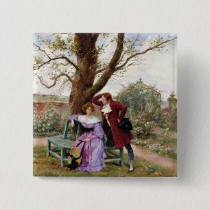 Badge Carré 5 Cm Flirt