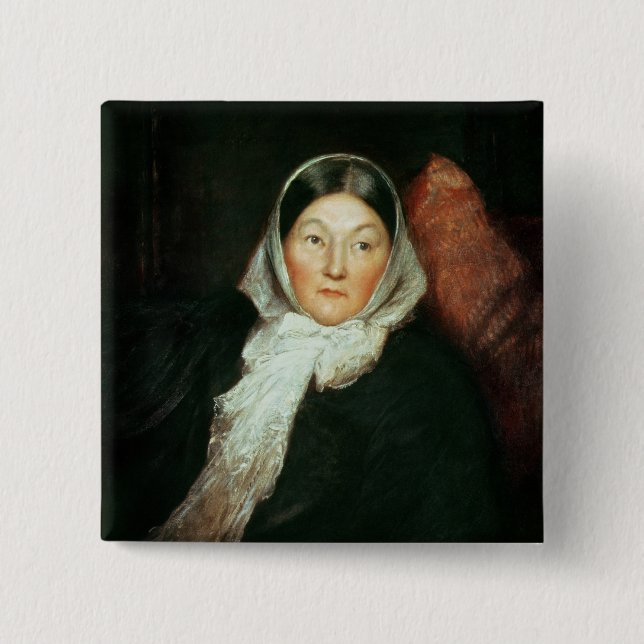 Badge Carré 5 Cm Florence Nightingale (Devant)