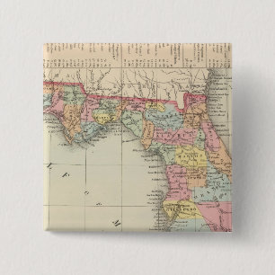 Badge Carré 5 Cm Floride 13