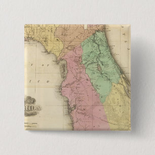 Badge Carré 5 Cm Floride 4