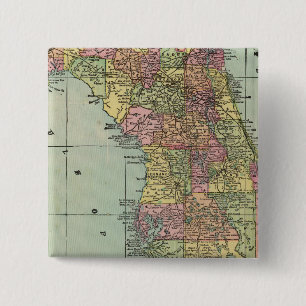 Badge Carré 5 Cm Floride 5