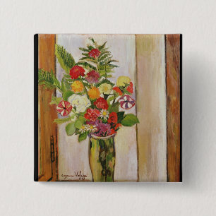 Badge Carré 5 Cm Flowers, 1929