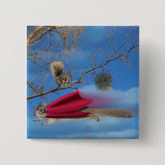 Badge Carré 5 Cm Flying (Devant)