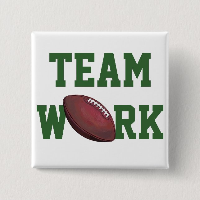 Badge Carré 5 Cm Football (Devant)