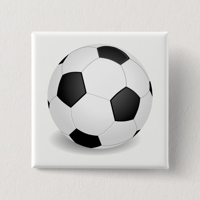Badge Carré 5 Cm Football (Devant)